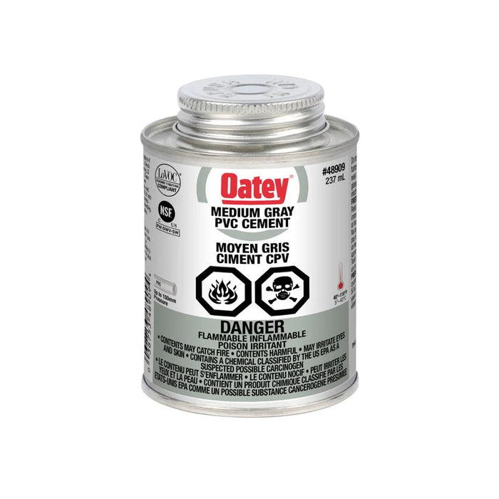 Oatey PVC 1-Step Medium Gray PVC Cement