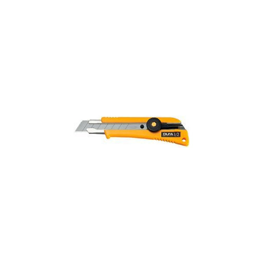 OLFA 18mm L-2 Classic Heavy-Duty Utility Knife with Rubber Inset