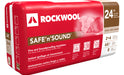 3 inch thick by 24 inch on center rockwool safe and sound insulation for wood framing