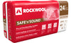 3 inch thick by 24 inch on center rockwool safe and sound insulation for wood framing