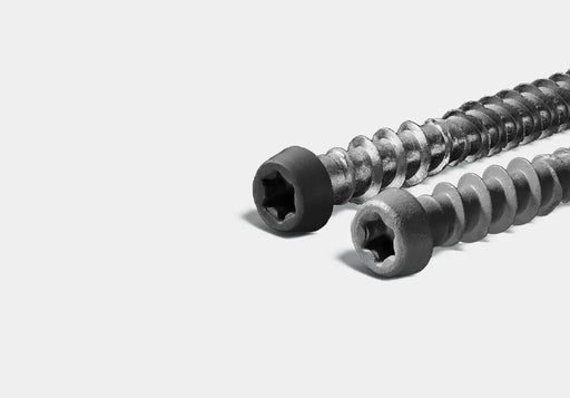 Starborn CAP-TOR xd epoxy coated color-matched deck screws for composite and PVC decking