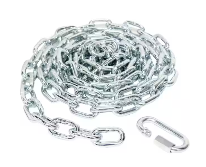 King Chain - #2x10' Zinc Plated Straight Link Machine Chain - 517351