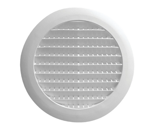 6" Round Plastic Louver Vent - VP160W