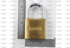 GUARD - 1-1/4" Double Locking Brass Padlock KA2 - KA833