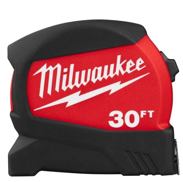 Milwaukee - 1-3/16" x 30' Compact Measuring Tape - 48-22-0430