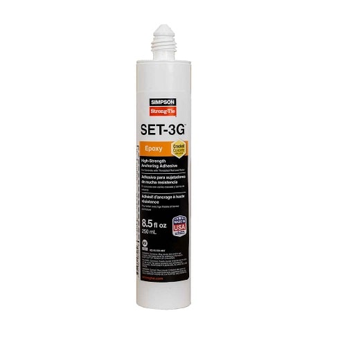 Simpson Epoxy Chart.pdf Simpson SET-3G™ High-Strength Epoxy Adhesive 8.5fl-oz — Griff Building ...