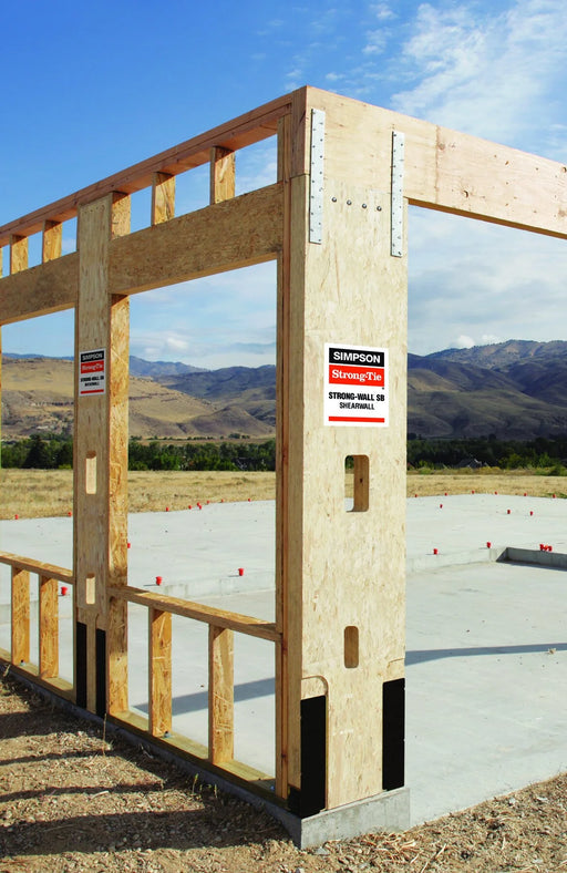 Simpson Strong Tie WSWH Strong Wall Shear Walls Installed
