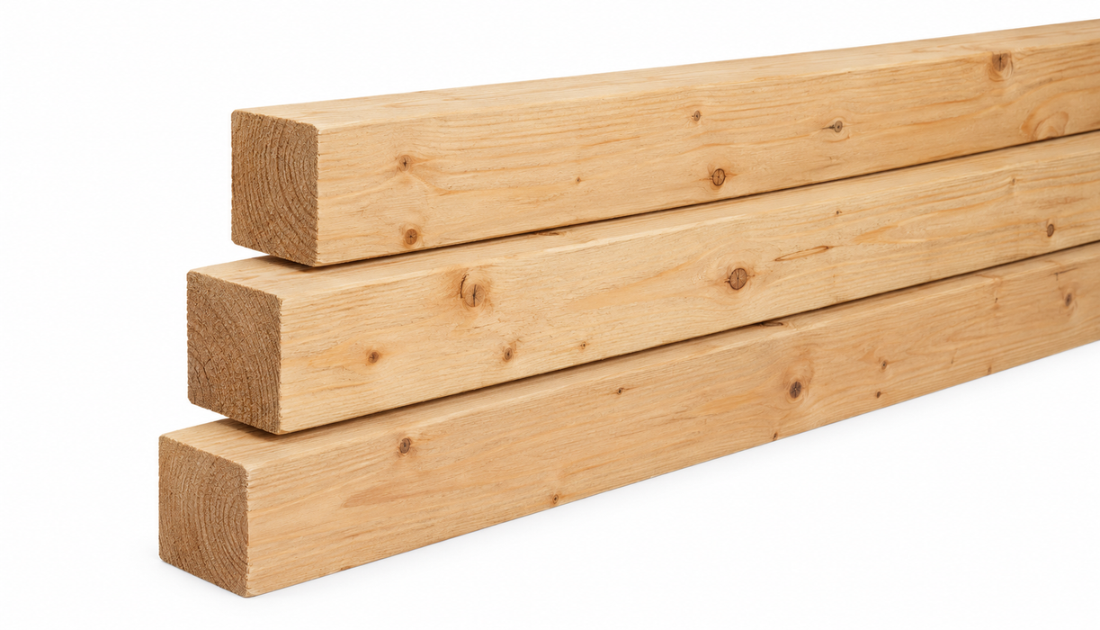 6" x 6" #2 Grade Hem-Fir Green S4SEE Dimensional Lumber