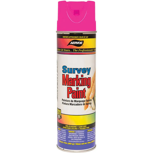 Survey Marking Spray Paint Fluorescent Pink