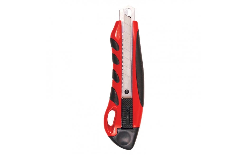 18mm Auto Lock Utility Exacto Knife with Rubber Grip