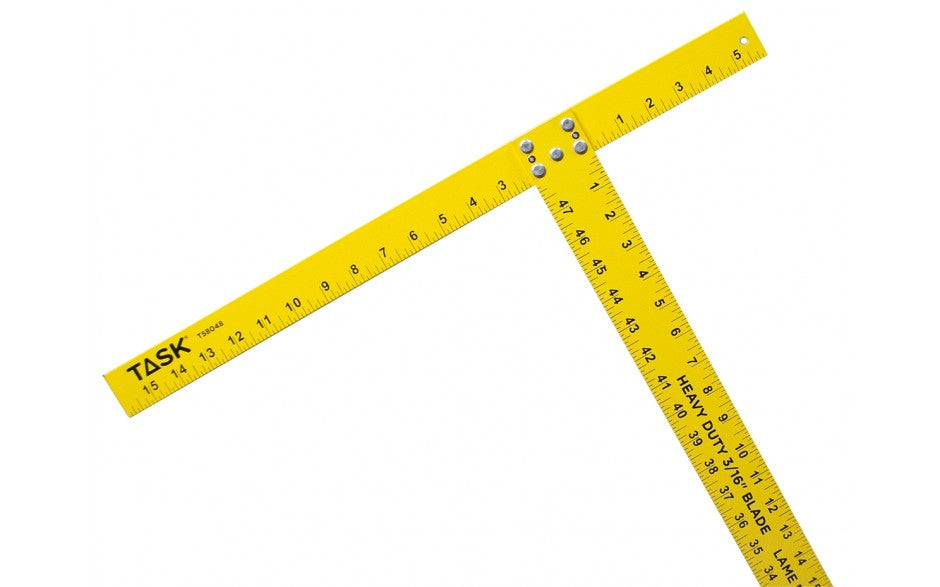48" x 3/16" Heavy Duty Aluminum T-Square - T58048
