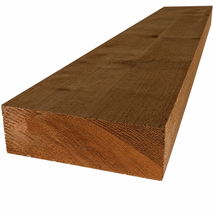 3" x 12" MicroPro Sienna Rough Brown Pressure Treated Lumber