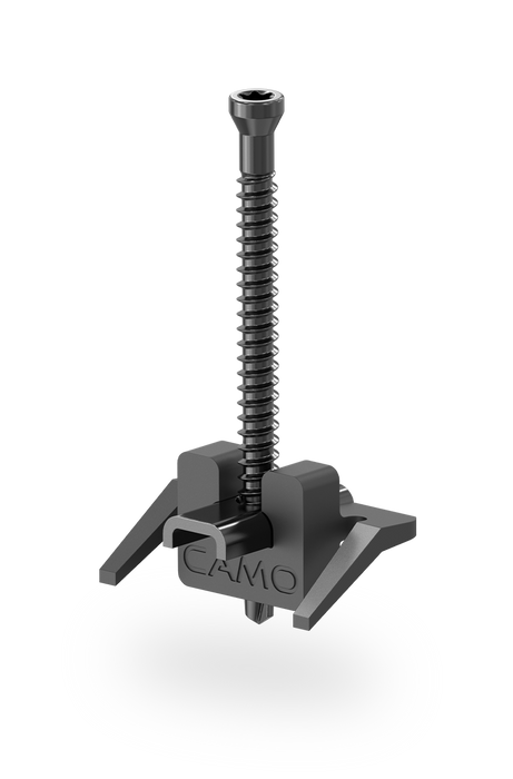 CAMO WedgeMetal hidden deck fastening clip for steel joists