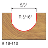 5/16" Radius Round Nose Bit