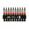 #2 x 2" Square Head Impact Screwdriver Bits - 10 Pack