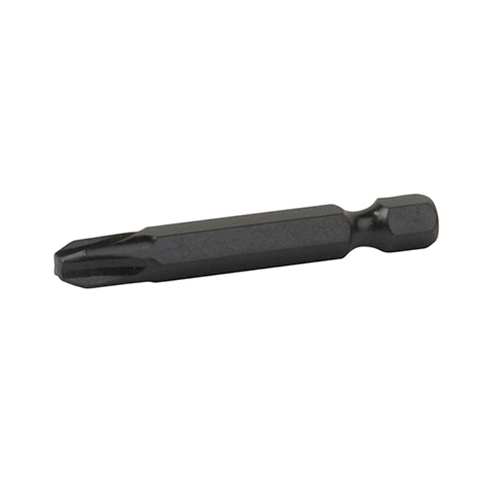 Black #3 Phillips color coded screwdriver bit, 2 in. long