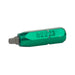 Green #1 square recess color coded screwdriver bit, 1 in. long