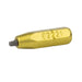 Yellow #0 square recess color coded screwdriver bit, 1 in. long