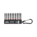 Exchange-A-Blade Stay Sharp 2 in. x SQ#2 10PK w/Carabiner Torsion Impact Bit Clip Square Recess Screwdriver Bit item 75210
