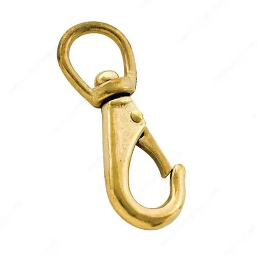 King Chain - Fixed Eye Bronze Bolt Snap - (Select Size)