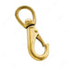 King Chain - Fixed Eye Bronze Bolt Snap - (Select Size)
