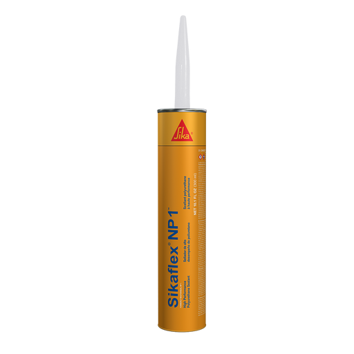 Sikaflex NP 1 polyurethane sealant, 300 mL cartridge shown (590 mL sausage is the same product)