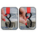3/4" x 10' Mini Ratchet Straps with Cap Lock Hooks - 4 Pack (600 lb max load) - 07E31405