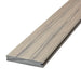 Deckorators Voyage composite deck board, Tundra, grooved profile close-up