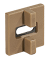 DeckWise Ipe Clip EXTREME-S clip color swatch, Hardwood Brown