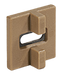 DeckWise Ipe Clip EXTREME-S clip color swatch, Hardwood Brown