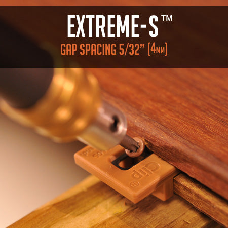 DeckWise Ipe Clip EXTREME-S hidden deck fastener clip, Hardwood Brown