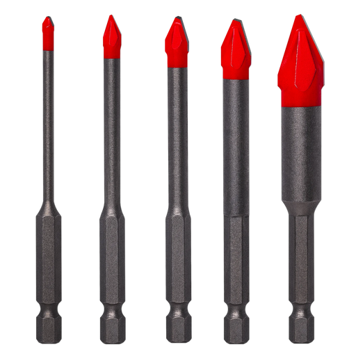 Diablo DMANSP1070-S5 Hard Tile & Stone Carbide Tipped Drill Bit Set (5-pc)
