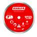 Diablo Diamond Continuous Rim Masonry Cut-Off Disc for Tile and Stone, 7 in.