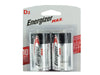 Energizer Max Alkaline D Batteries 2-Pack