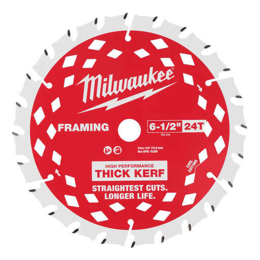 Milwaukee 48-40-0620 6-1/2 in. 24T Framing Circular Saw Blade