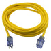 Prime Wire EC511825 25 ft. 12/3 SJTW yellow extension cord with lighted end