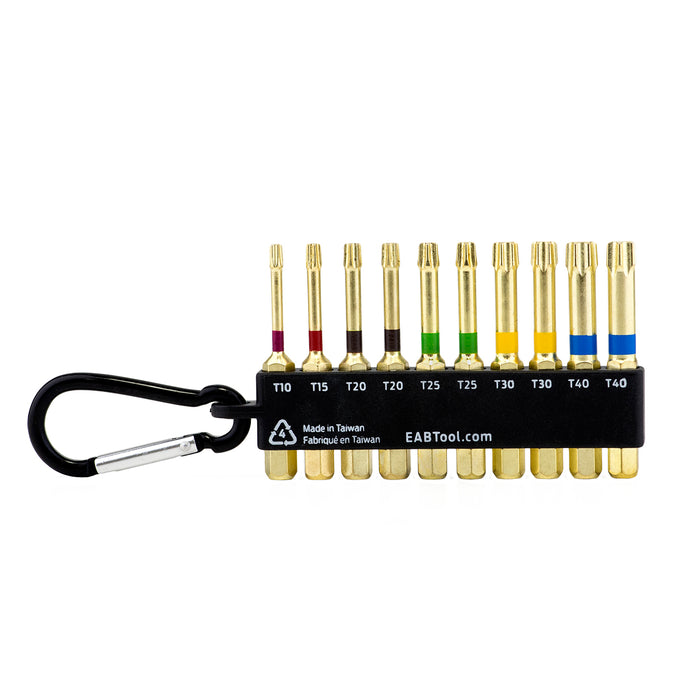 Exchange-A-Blade Stay Sharp 2 in. x Assorted Torsion Impact Bit Clip, Star Drive (10 Pc Multipack) item 76220