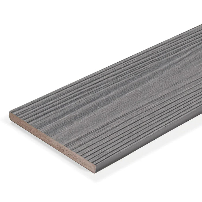 Eva-Last 1" x 12" Apex Fascia Bamboo PVC Composite Board 12-ft Alaskan Driftwood