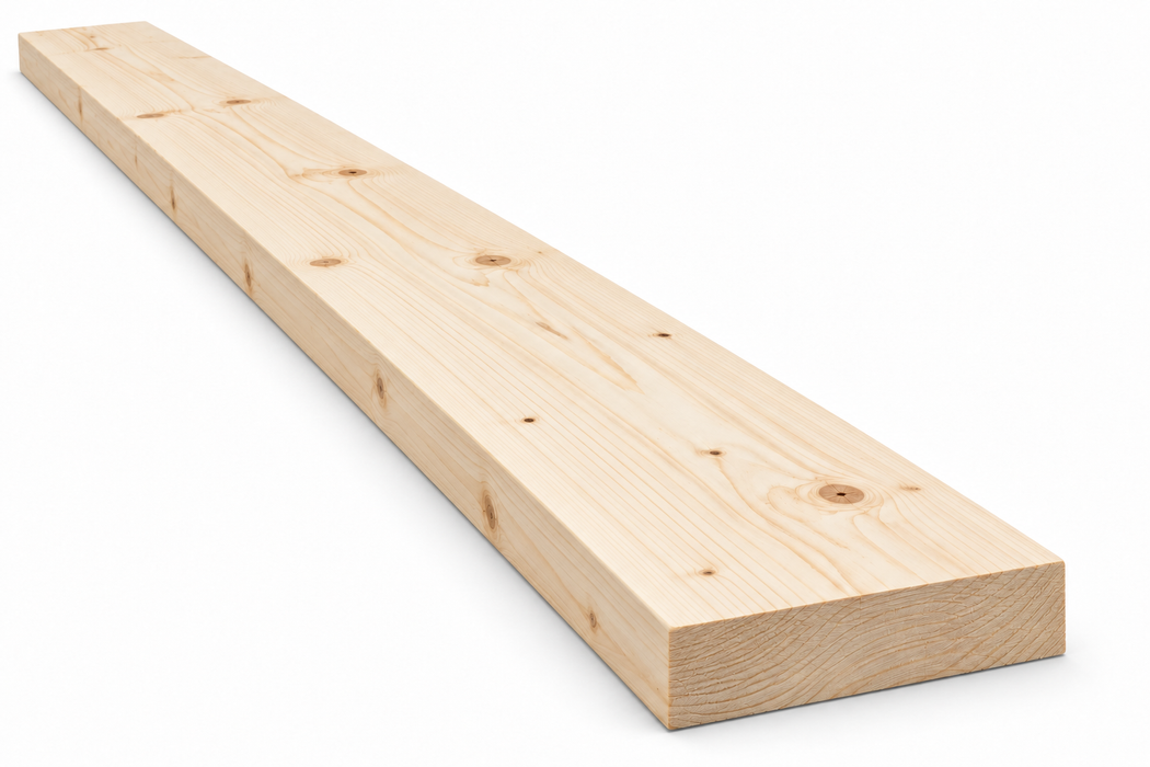 2" x 10" Hiline #1 Premium Grade SPF KDHT S4S Dimensional Lumber, 8'