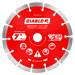 Diablo Diamond Segmented Masonry Cut-Off Blade for Concrete, Brick and Block, 7 in.