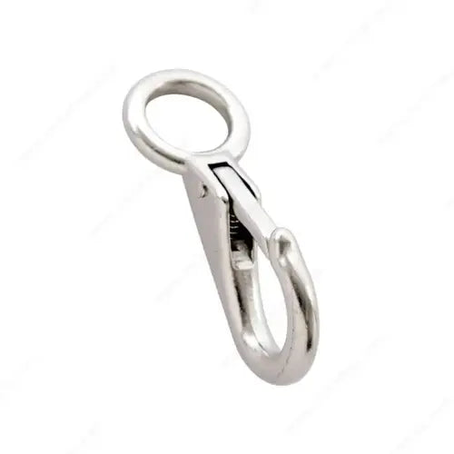 King Chain - Fixed Eye Nickel Bolt Snap - (Select Size)