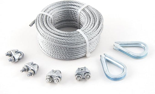 King Chain - 1/8" x 50' Aircraft Cable Galvanized - 363781
