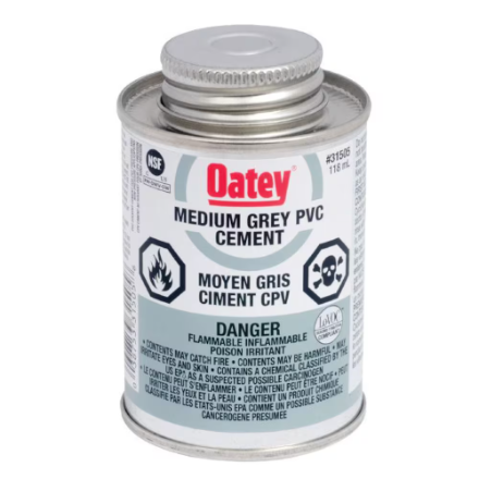 Grey PVC Cement with Dauber
