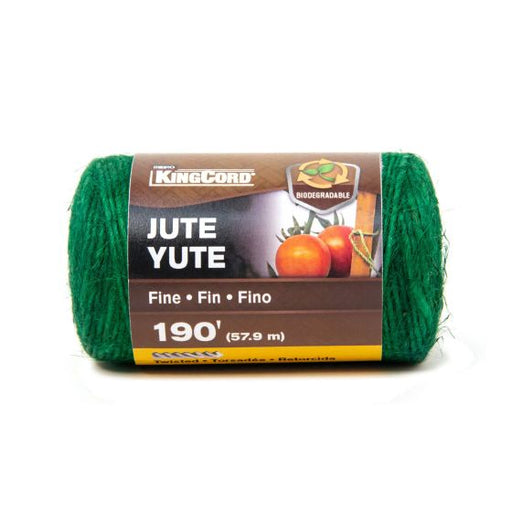 KingCord - 190' Fine Jute Twine (Green) - 301511BGV1