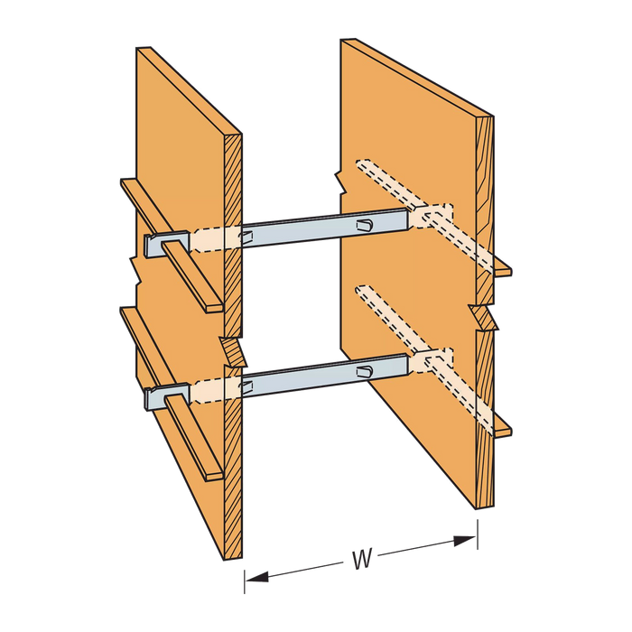 KST12 1/8-16 اینچ بست فلزی دیوار - Kwik Strip