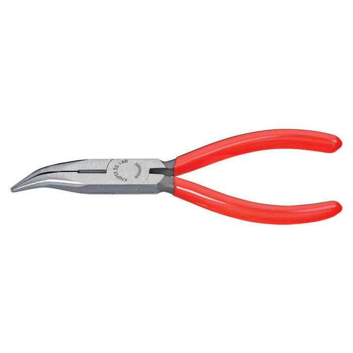 Knipex 25 21 160 6-1/4 in. angled long nose pliers with cutter