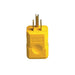 Leviton 5256-VY yellow 15A 125V straight blade plug