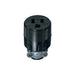 Leviton 617 15 Amp 125 Volt NEMA 5-15R Residential Grade Grounding Cord Connector, Black