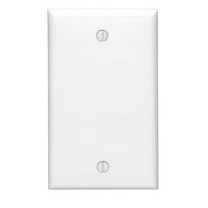 Leviton 88014 white blank wallplate