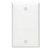 Leviton 88014 white blank wallplate